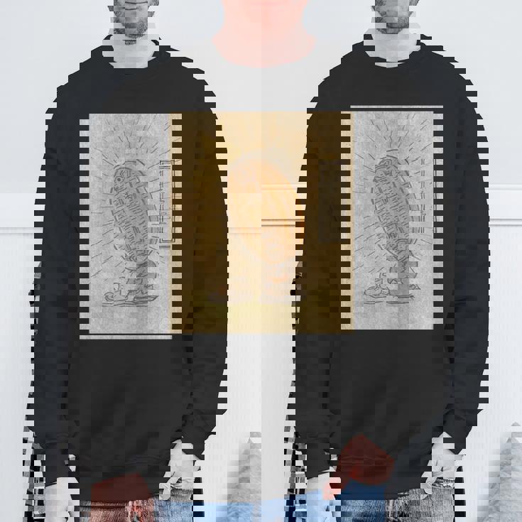 金霊【日本の妖怪シリーズ】 長袖tシャツ スウェットシャツ 高齢者への贈り物