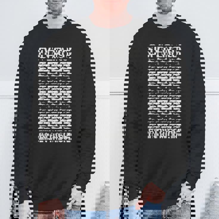 釣りバカ 面白いtシャツ 釣り人 還暦祝い 60歳 メンズ おもしろ 面白い 服 海釣り 川釣り 父の日 父 スウェットシャツ 高齢者への贈り物