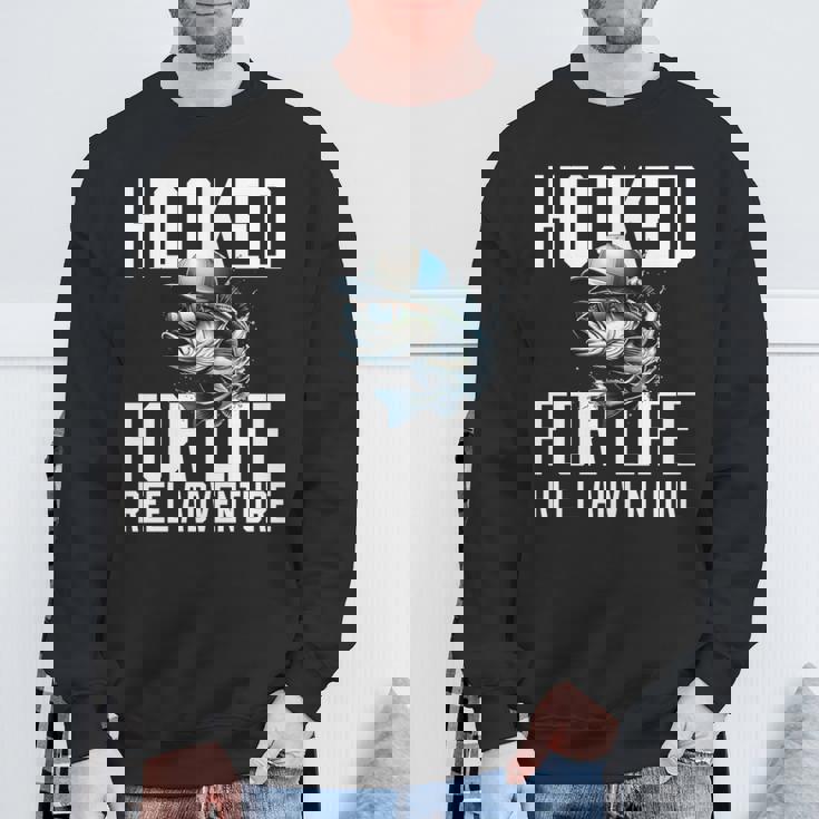 釣り好き おしゃれ アングラーのマストアイテム バス 釣り 長袖tシャツ スウェットシャツ 高齢者への贈り物