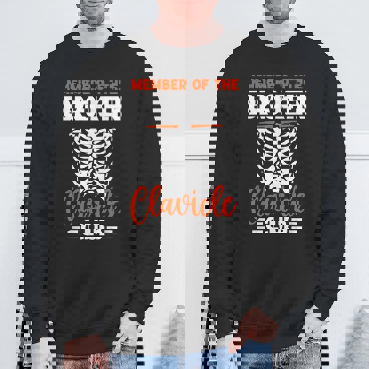 鎖骨骨折クラブのメンバー 手術 鎖骨 リカバリー サポート 鎖骨骨折 スウェットシャツ 高齢者への贈り物