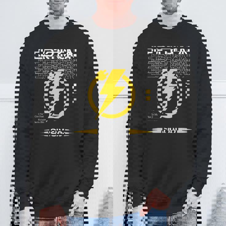 電圧回路 電気技術者 職人 スウェットシャツ 高齢者への贈り物