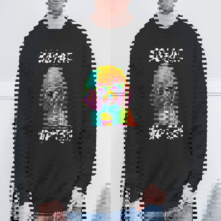 面白いtシャツ トイプードル イヌ わんこ メンズ 犬好き グッズ おもしろ 面白い 服 ネタ わんこ 長袖tシャツ スウェットシャツ 高齢者への贈り物