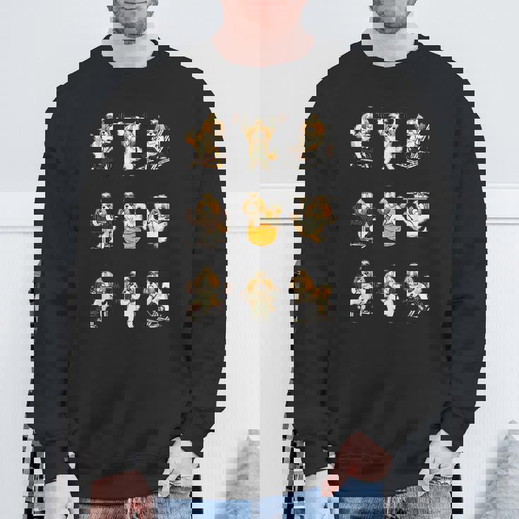 面白いtシャツ 犬 シーズー 筋トレ ジム イヌ グッズ かわいい おもしろtシャツ 面白い 服 ネタ スウェットシャツ 高齢者への贈り物