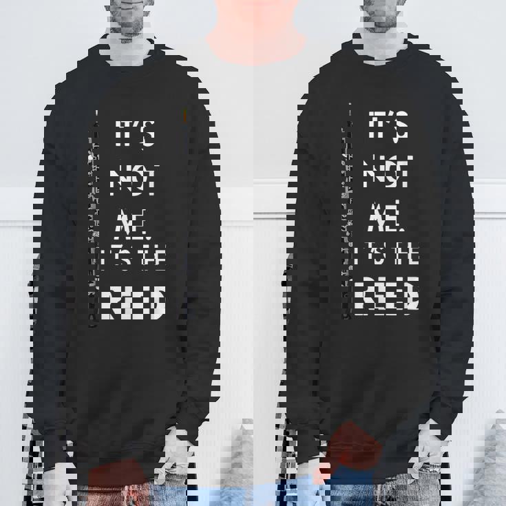 面白いオーボエ奏者 オーボイスト ミュージシャン 音楽教師 プン オーボエ スウェットシャツ 高齢者への贈り物