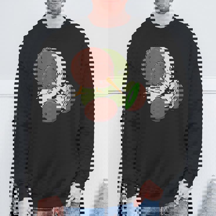 面白いキウイの鳥とキウイのフルーツキウイ、キウイの鳥好き。 スウェットシャツ 高齢者への贈り物