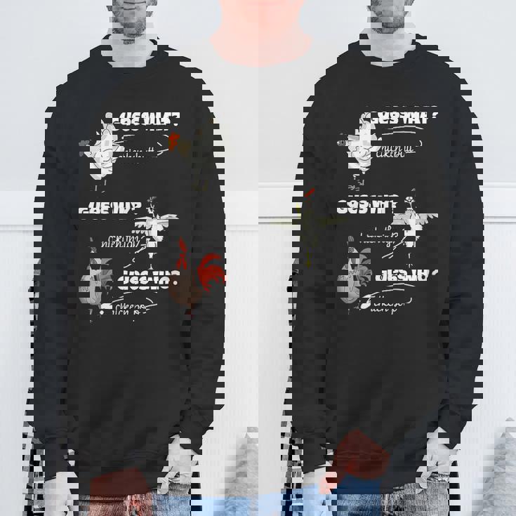 面白い鶏尻ゲスなんで鶏ももゲス誰うんちゲス スウェットシャツ 高齢者への贈り物