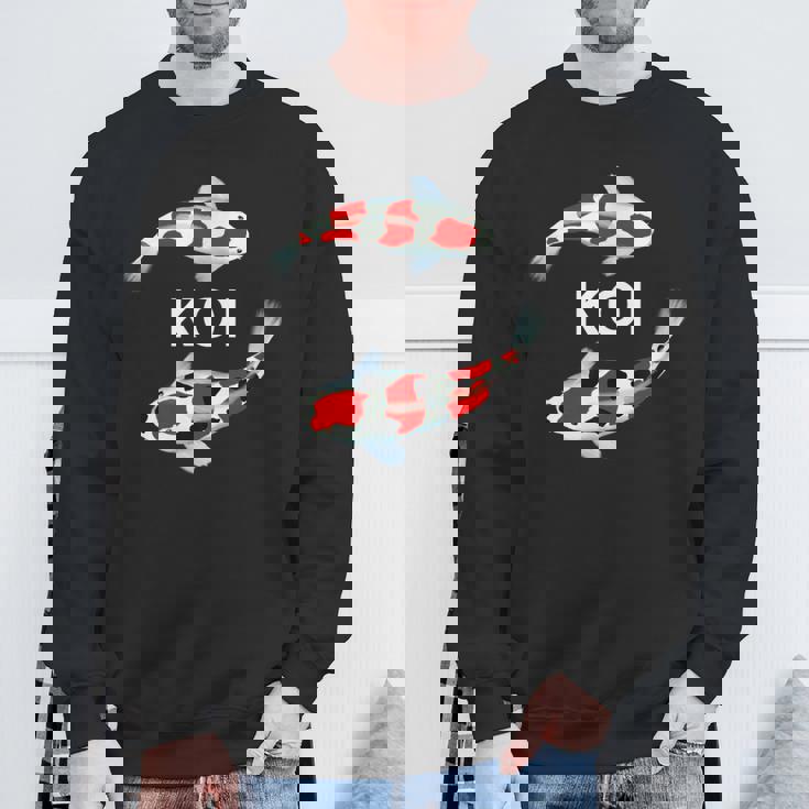 鯉魚錦鯉 スウェットシャツ 高齢者への贈り物