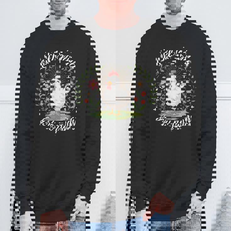 鶏を育てる イエス 賛美 おかしな農家 キリスト教の信仰 スウェットシャツ 高齢者への贈り物