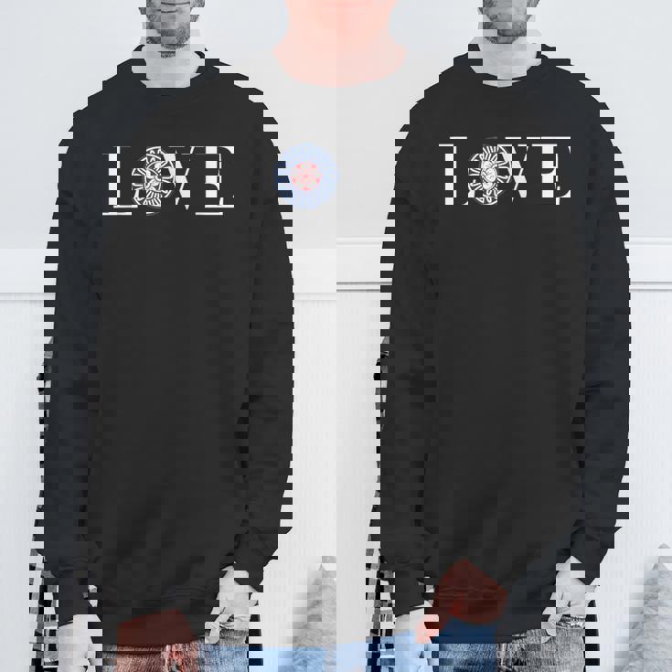 麻雀 牌 イーピン Love おもしろ グッズ 服 面白いtシャツ 文字入り 面白い 文字 ネタ メンズ スウェットシャツ 高齢者への贈り物