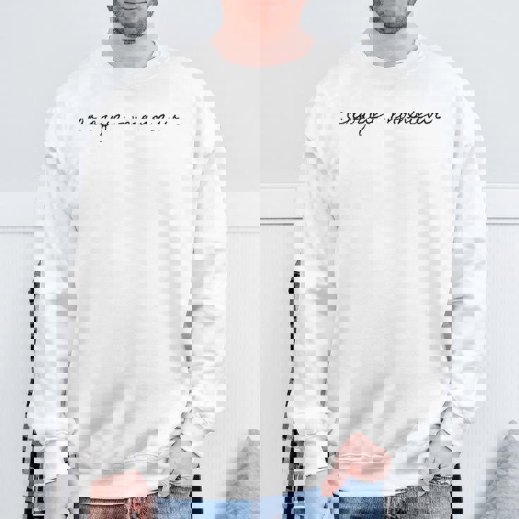 Croque Monsieur フレンチサンドイッチ 食通 かわいい スウェットシャツ 高齢者への贈り物