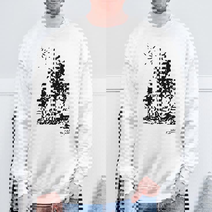 Don Quixote アートワーク 長袖tシャツ スウェットシャツ 高齢者への贈り物