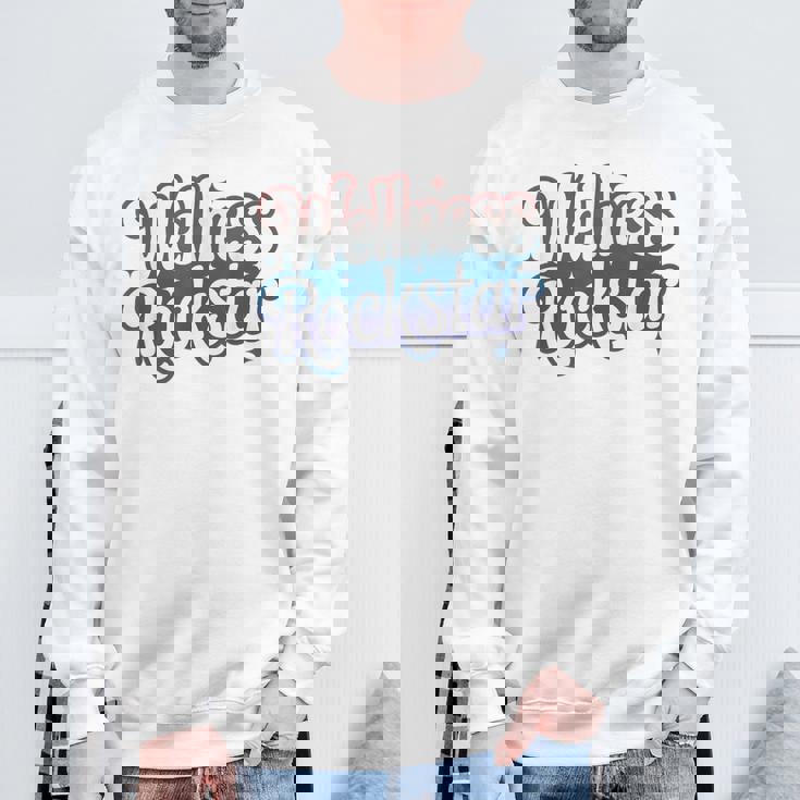 Epic Team Wellness Rockstarquad ヨガクラス フィットネス スウェットシャツ 高齢者への贈り物