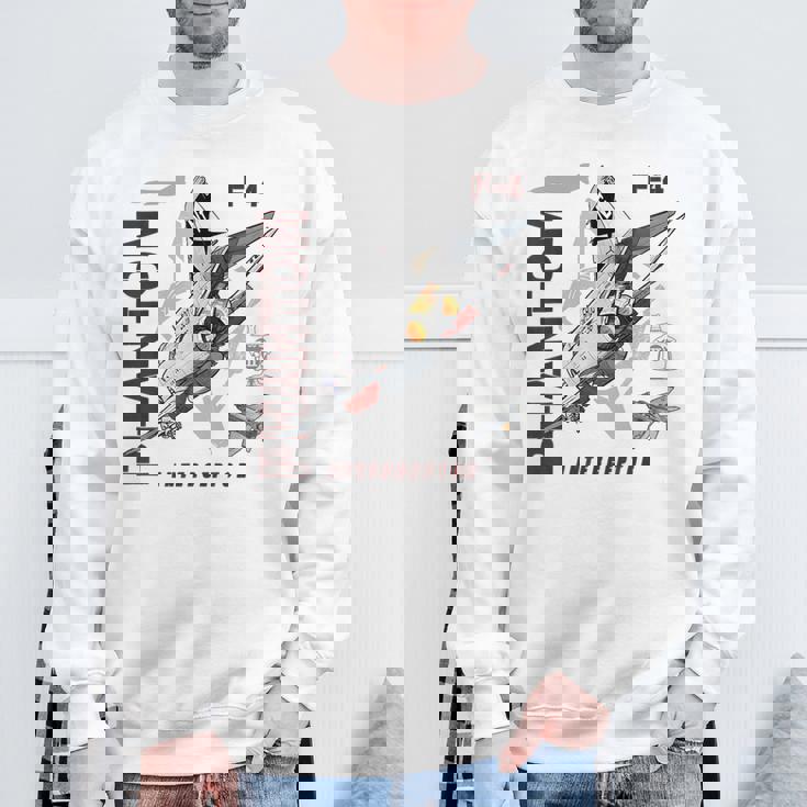 F-4 Phantom Ii ジェットグラフィック スウェットシャツ 高齢者への贈り物