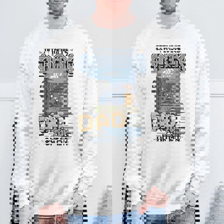 Gaming And Dad Jokes 面白い レトロ ゲーマー 父 しゃれ スウェットシャツ 高齢者への贈り物