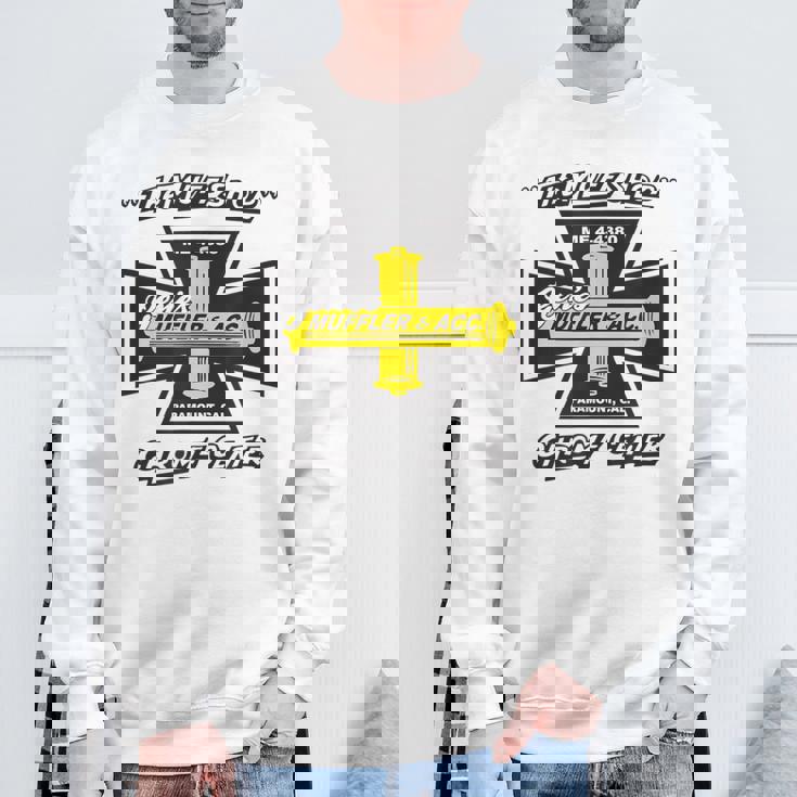 Gene's Mufflers アイアンクロス スウェットシャツ 高齢者への贈り物