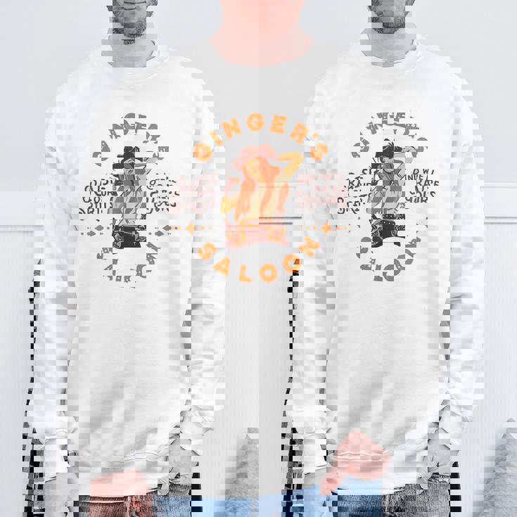 Gingersaloon ヴィンテージ ウイスキー レッドヘッド ダイブバー アーティストギフト スウェットシャツ 高齢者への贈り物