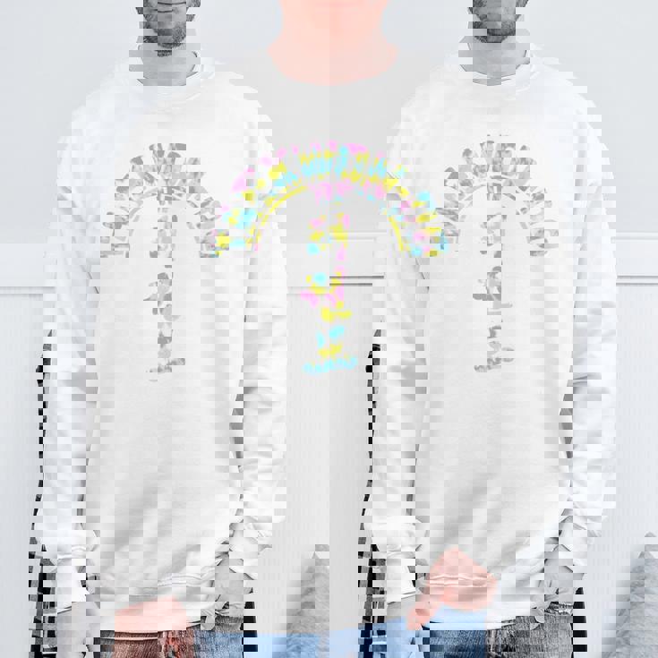 Itfテコンドー-夏のレインボータイダイを行う スウェットシャツ 高齢者への贈り物