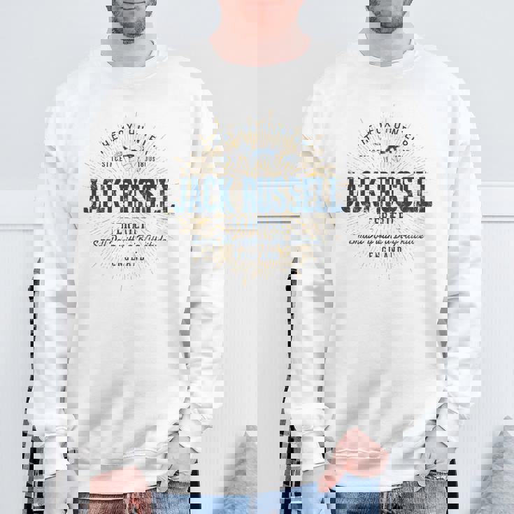 Jack Russell Terrier ヴィンテージジャック・ラッセル・テリア 長袖tシャツ スウェットシャツ 高齢者への贈り物