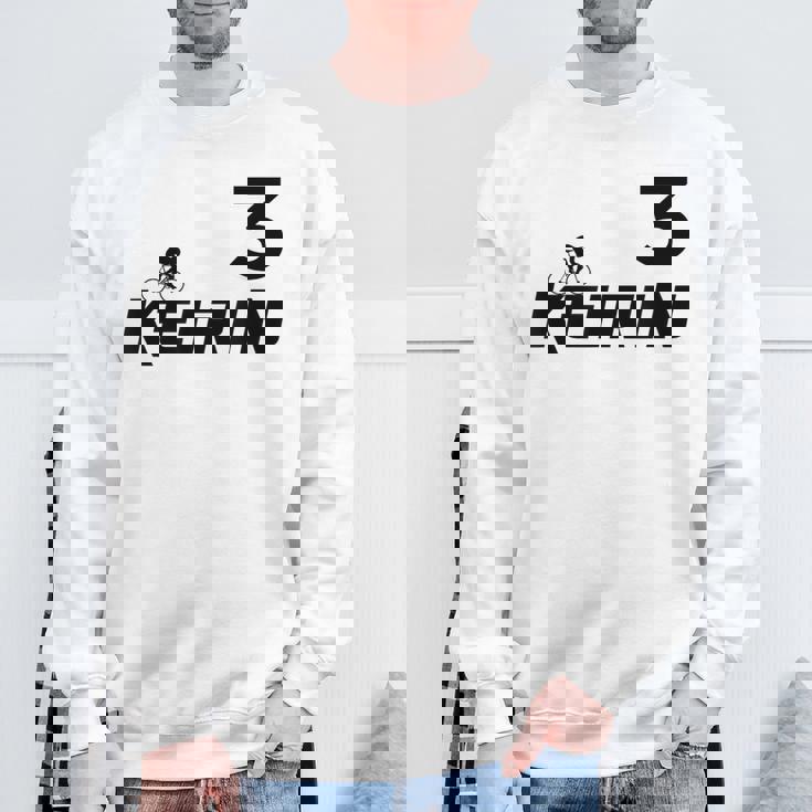 Keirin レッド ナンバー3 レッド ナンバー3 レーシング スウェットシャツ 高齢者への贈り物