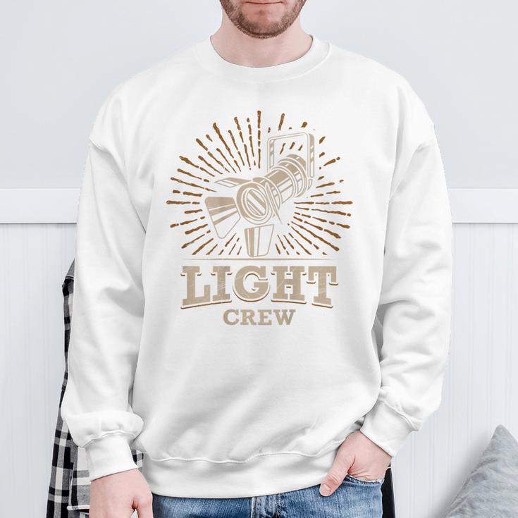 Light Crew シアターライティングテクニシャン ステージライティング スウェットシャツ 高齢者への贈り物