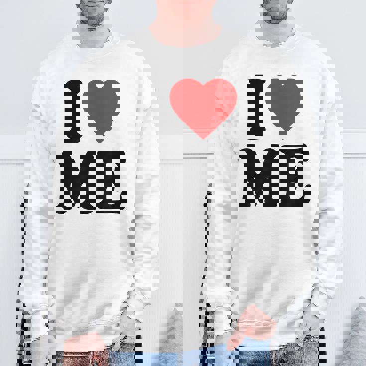 I Love Me · I Heart Me Y2k · 私は私を愛してます スウェットシャツ 高齢者への贈り物