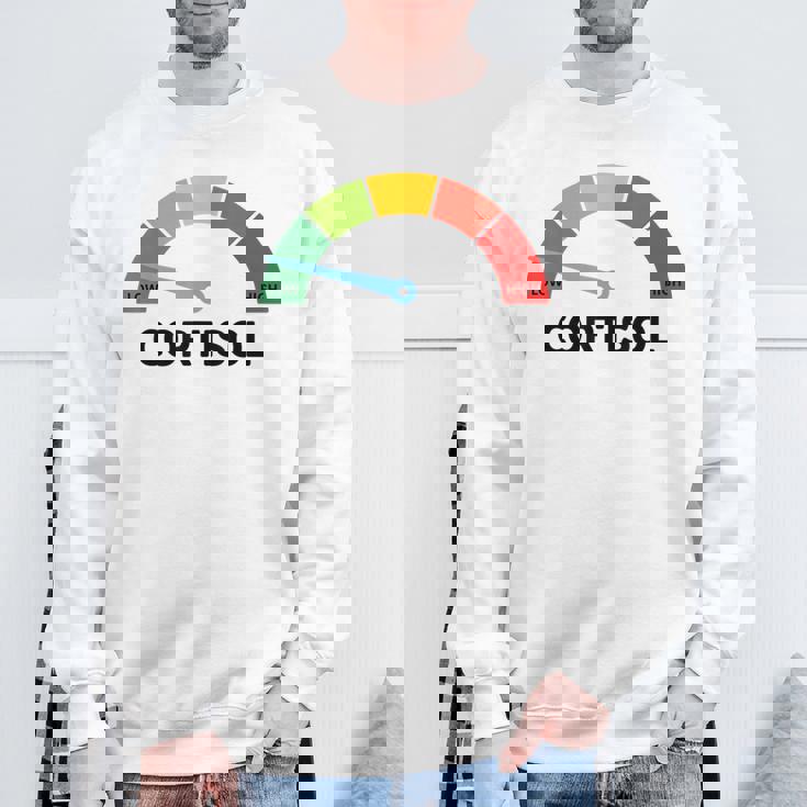 Low Cotisol Maxxing おもしろミーム ソーシャルメディア 自己改善 スウェットシャツ 高齢者への贈り物