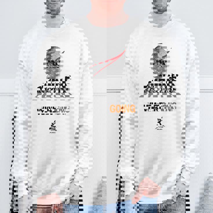 Nasaアルテミス計画 人類の進化 スウェットシャツ 高齢者への贈り物