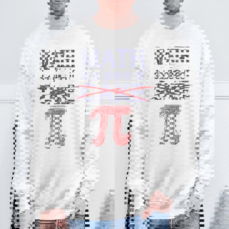 Pi Day Math Is A Piece Of Cake ファニーtシャツ 314用 スウェットシャツ 高齢者への贈り物