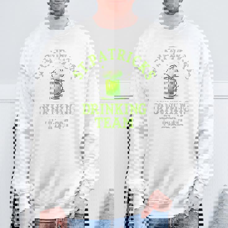 St Patrick Day セント・パトリックス・デー コスチューム ビール アイリッシュ Drinking Team スウェットシャツ 高齢者への贈り物