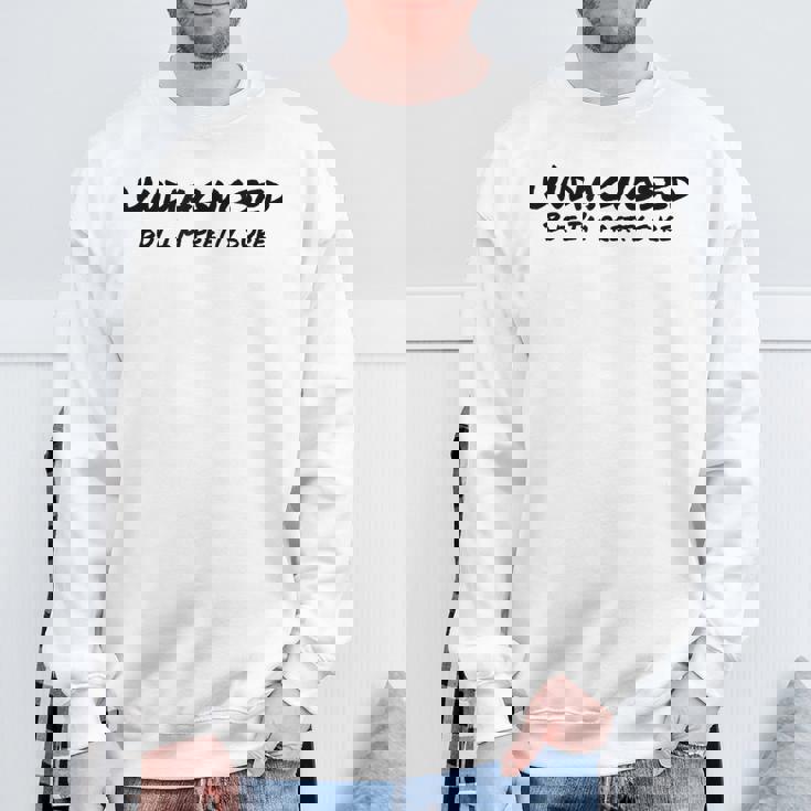 Undiagnosed But I'm Prettyure ブラックフォント スウェットシャツ 高齢者への贈り物