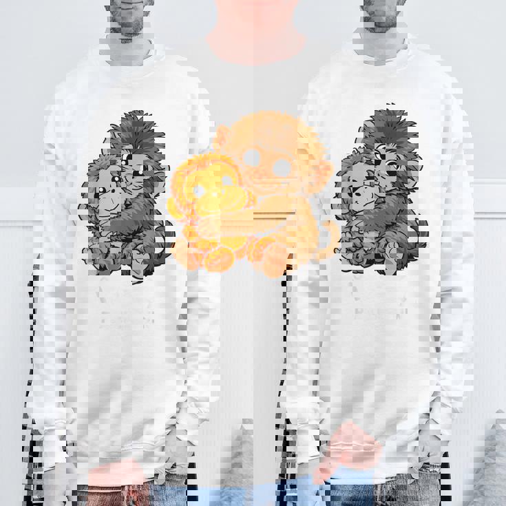 かわいいパンチ君 抱っこぬいぐるみ 赤ちゃん マカク モンキー パンチ スウェットシャツ 高齢者への贈り物