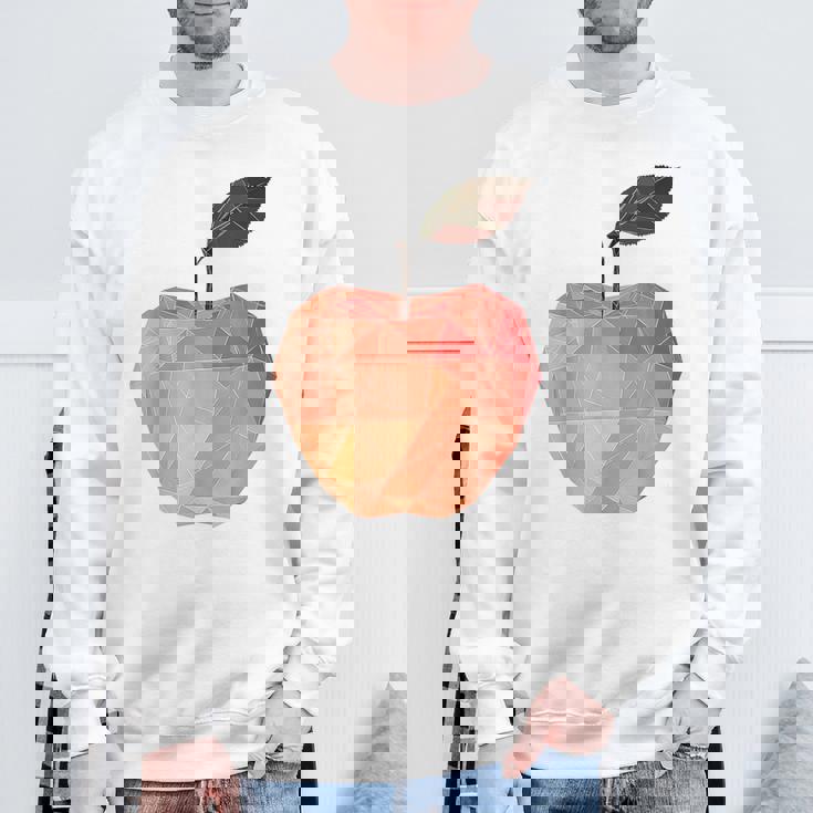 りんご フルーツ モチーフ アート りんご スウェットシャツ 高齢者への贈り物