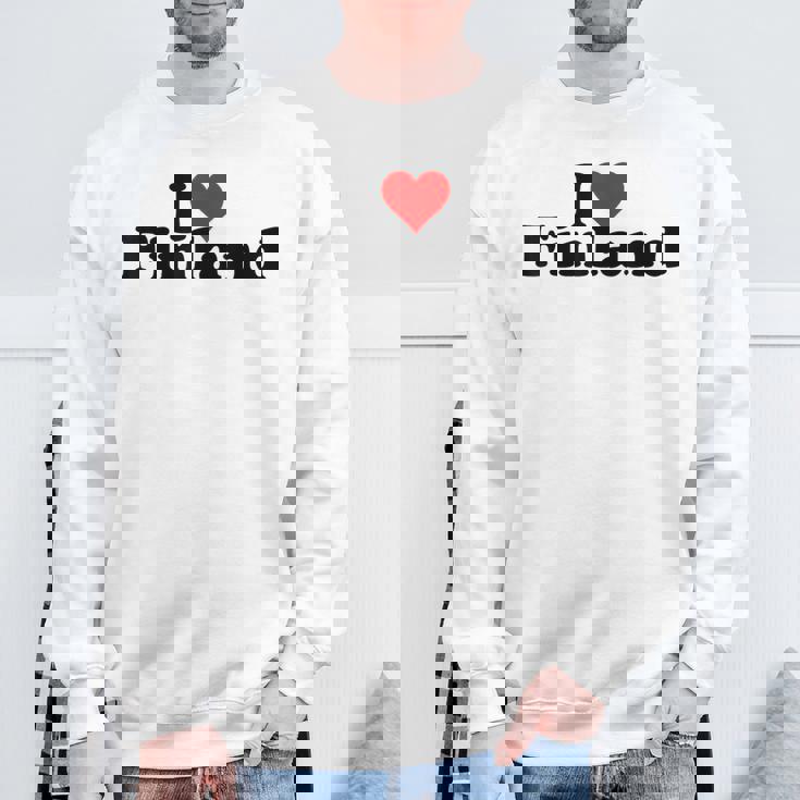 アイラブハートフィンランド スウェットシャツ 高齢者への贈り物