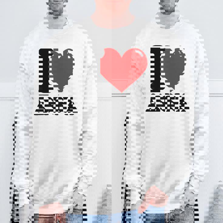 アイ・ラブ・アンナ スウェットシャツ 高齢者への贈り物