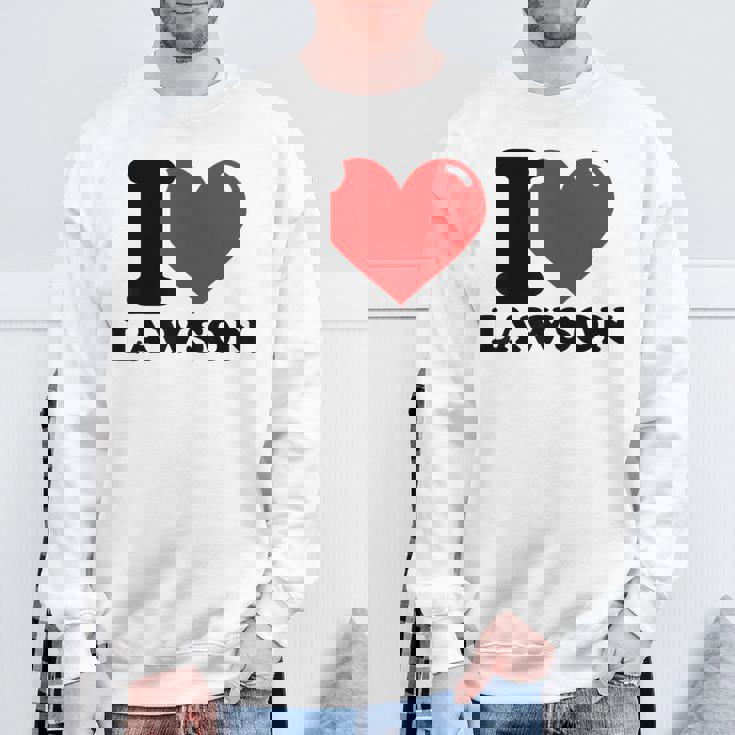 アイ・ラブ・ローソン スウェットシャツ 高齢者への贈り物