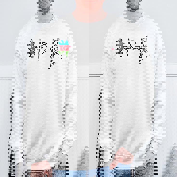 アゼルバイジャン日本ハートビート アゼルバイジャン 日本国旗 スウェットシャツ 高齢者への贈り物