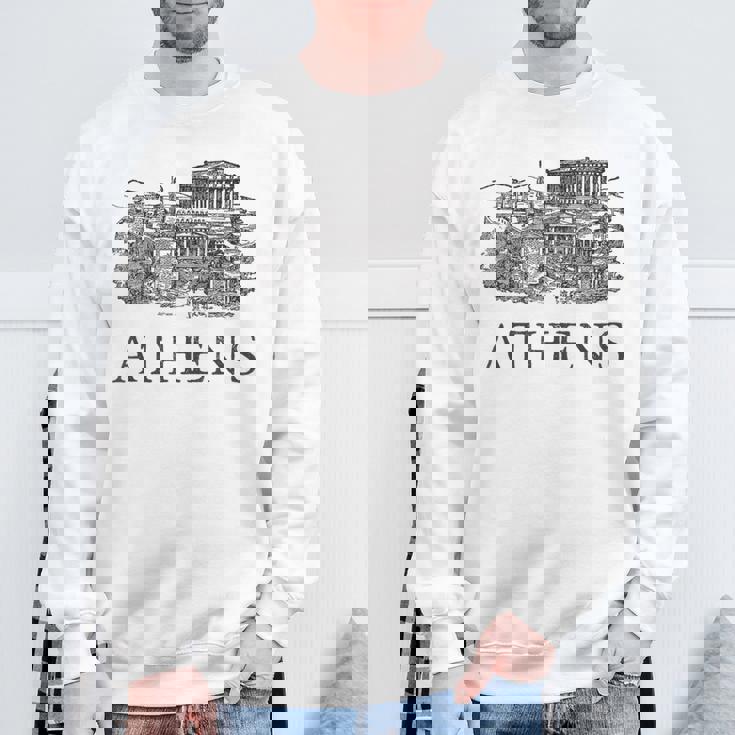 アテネギリシャ-ギリシャのお土産-アテネ スウェットシャツ 高齢者への贈り物