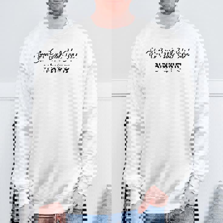 アム・イスラエル・チャイ-ユダヤ人の統一イスラエルのヘブライ語表現 スウェットシャツ 高齢者への贈り物