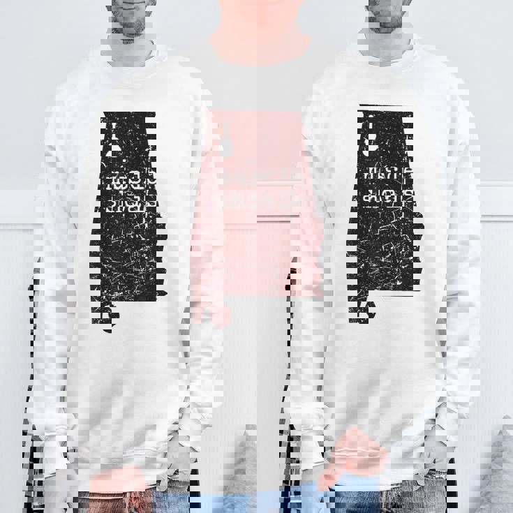 アラバママップ マッスルショールズ 録音 キャピタルロック グラフィック スウェットシャツ 高齢者への贈り物