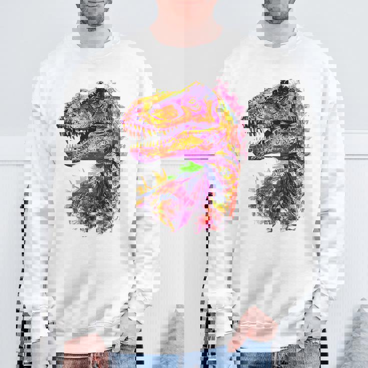 アロサウルス 恐竜モチーフ イラスト アロサウルス スウェットシャツ 高齢者への贈り物