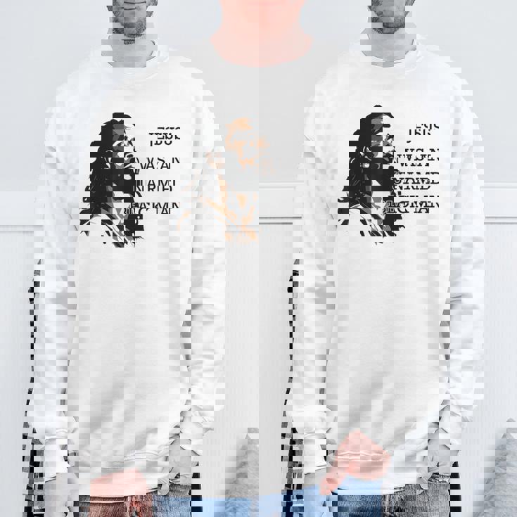 イエスは非武装の黒人だった スウェットシャツ 高齢者への贈り物