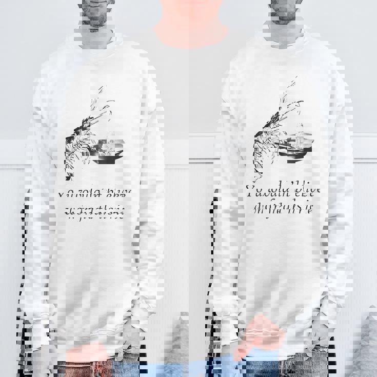 エビチャーハン ヘビー 面白い スウェットシャツ 高齢者への贈り物