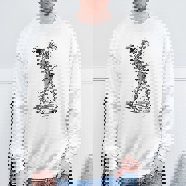 オズの土地 ビンテージアート ハロウィーン オズの魔法使い かかし スウェットシャツ 高齢者への贈り物