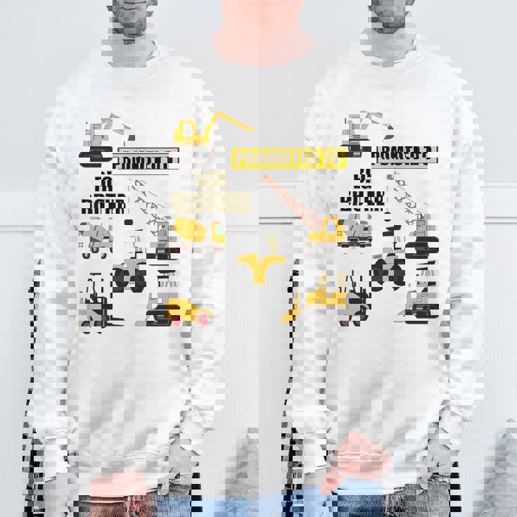 キッズ Big Brother ブルドーザーフォークリフトショベルに昇進。 スウェットシャツ 高齢者への贈り物