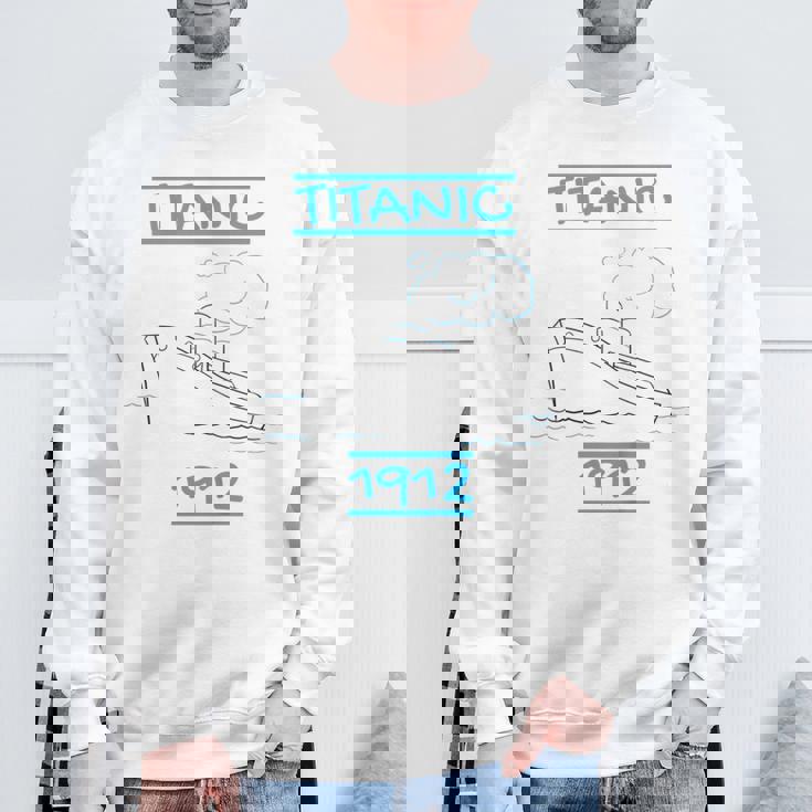 キッズ タイタニック キッズ 帆船 ヴィンテージ クルーズ ベッセル 1912 スウェットシャツ 高齢者への贈り物