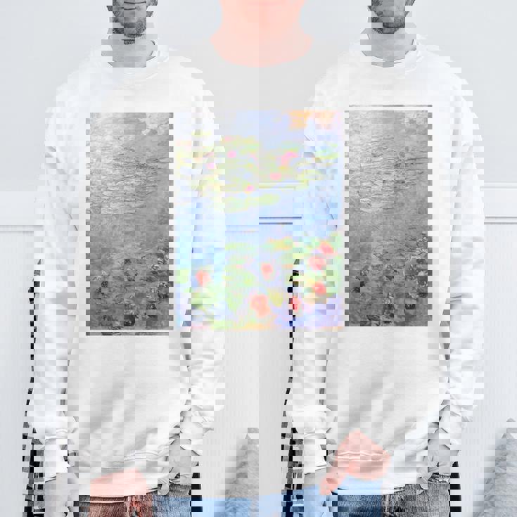 クロード・モネ 睡蓮 スウェットシャツ 高齢者への贈り物