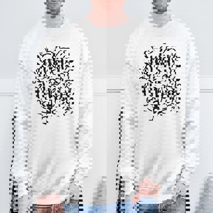 サンシャインアンドミモザビーチサマー スウェットシャツ 高齢者への贈り物