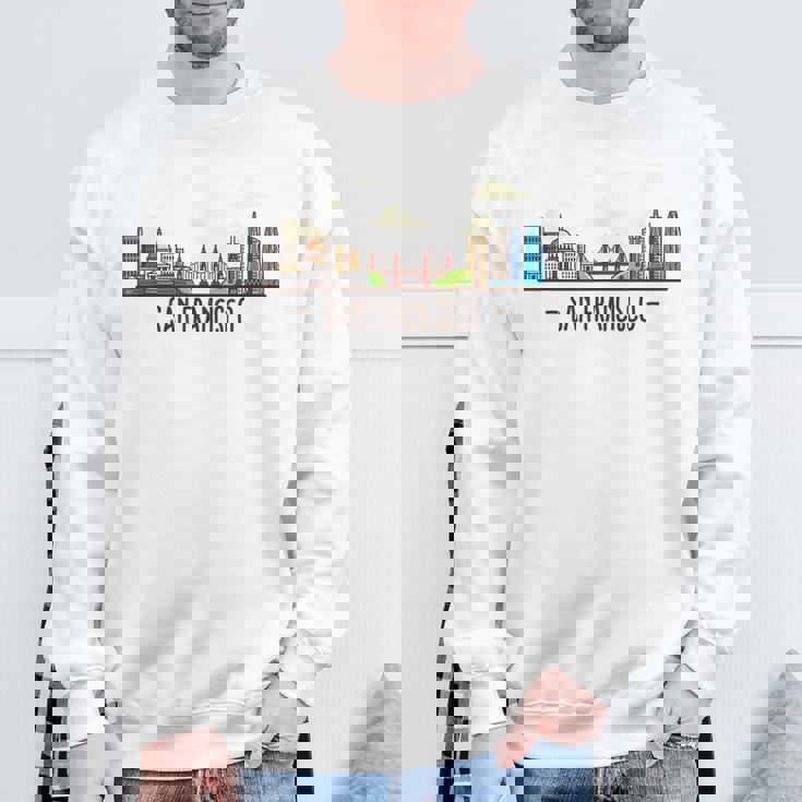 サンフランシスコカリフォルニアアメリカ合衆国-お土産 Usa スウェットシャツ 高齢者への贈り物