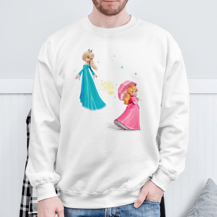 ザ・スーパーマリオギャラクシー・ムービーtarry Princess Duo 長袖tシャツ スウェットシャツ 高齢者への贈り物