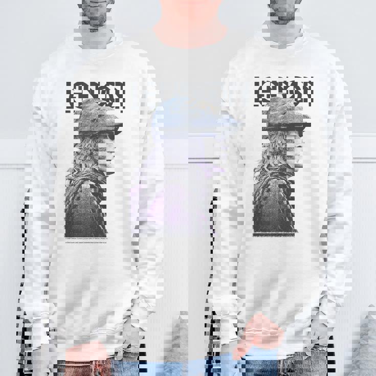 ジョン・レノン 平和な色調の肖像画 スウェットシャツ 高齢者への贈り物